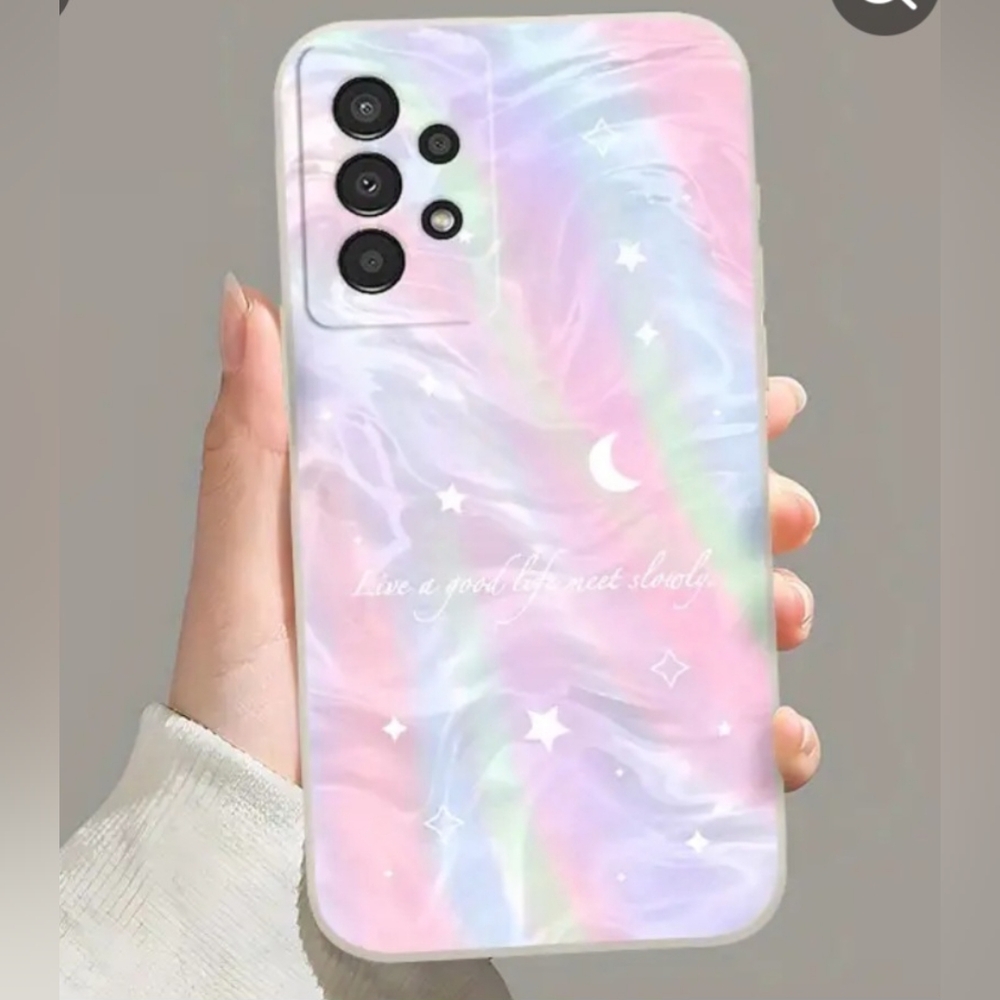 Samsung A15-5G Pastel Rainbow Phone Case